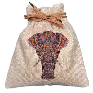 Eco-Friendly Designer Jute Potli Bag – Design-3 – EL8220258