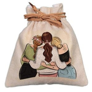 Eco-Friendly Designer Jute Potli Bag – Design-35 – EL8220290