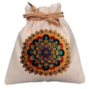 Eco-Friendly Designer Jute Potli Bag – Design-4 – EL8220259