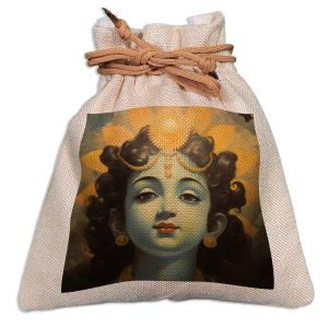 Eco-Friendly Designer Jute Potli Bag – Design-42 – EL8220297