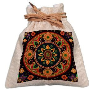 Eco-Friendly Designer Jute Potli Bag – Design-45 – EL8220300