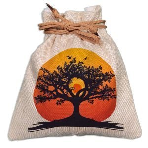 Eco-Friendly Designer Jute Potli Bag – Design-49 – EL8220304