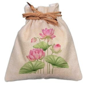 Eco-Friendly Designer Jute Potli Bag – Design-9 – EL8220264