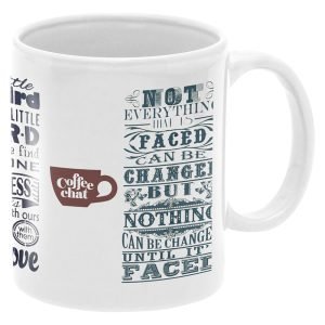 Designer Ceramic Mug-Inspirational Quotes Design-By EqualLife -EL7222130 – White