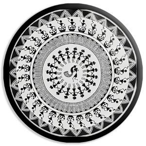 Designer Round Coaster – Mandala Design-11-By EqualLife -EL7232011