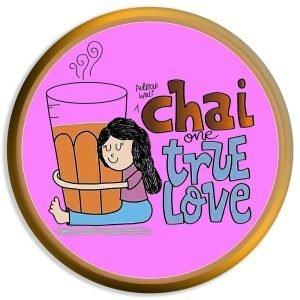 Designer Round Coaster -Chai Series Design-10-By EqualLife -EL7232021