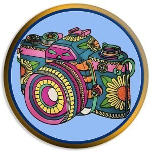 Designer Round Coaster -Mandala Art Design-6-By EqualLife -EL7232030