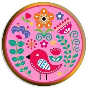 Designer Round Coaster -Mandala Art Design-11-By EqualLife -EL7232035