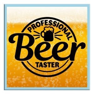 Designer Square Coaster -Beer Lovers Design-6-By EqualLife -EL7232086