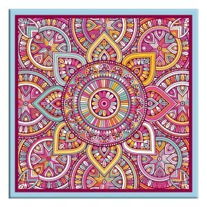 Designer Square Coaster -Indian Art Design-4-By EqualLife -EL7232110