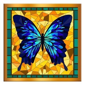 Designer Square Coaster -Painting Design-4-By EqualLife -EL7232130