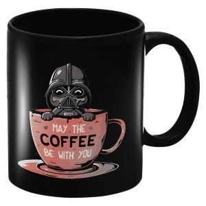 Designer Ceramic Mug-Star Wars Darth Vader Coffee Design-By EqualLife -EL7222131 – Black