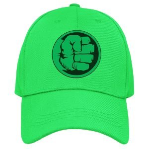 Cotton Baseball Caps-Hulk Icon Design-1-By EqualLife -EL9170001