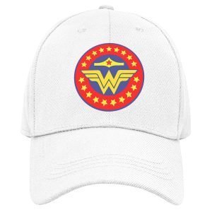 Cotton Baseball Caps-Wonder Woman Icon Design-1-By EqualLife -EL9170010