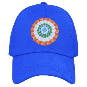 Cotton Baseball Caps-Indian Flag Design-2-By EqualLife -EL9170017