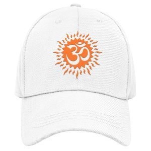 Cotton Baseball Caps-Om Icon Design-1-By EqualLife -EL9170023