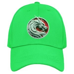 Cotton Baseball Caps-Dragon Icon Design-1-By EqualLife -EL9170025