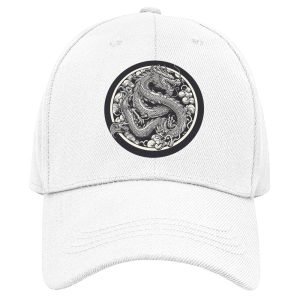 Cotton Baseball Caps-Dragon Icon Design-2-By EqualLife -EL9170026