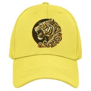 Cotton Baseball Caps-Tiger Icon Design-1-By EqualLife -EL9170027