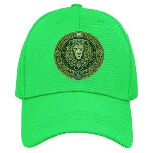 Cotton Baseball Caps-Lion Icon Design-2-By EqualLife -EL9170030