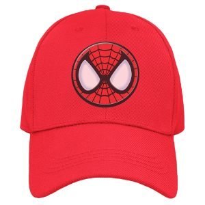 Cotton Baseball Caps-Spiderman Icon Design-1-By EqualLife -EL9170004