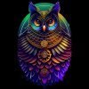 Owl Art 1 Bl D