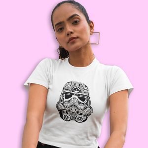 Pure Cotton Bio-Washed Chest Printed T-Shirt – Sifi Series – Storm Troopers Design 1 – by ZingerTees-Unisex-EL9120565