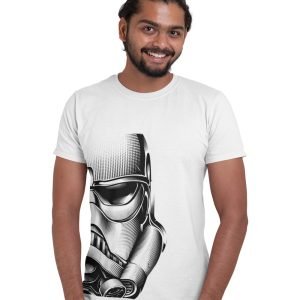 Pure Cotton Bio-Washed Chest Printed T-Shirt – Sifi Series – Storm Troopers Design 2 – by ZingerTees-Unisex-EL9120566