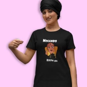 Pure Cotton Bio-Washed Chest Printed T-Shirt – Funny Tees – Mogambo Khush Hua Design 9 – by ZingerTees-Unisex-EL9120627