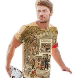 Super Dry-fit Printed T-Shirt – Superhero – Tintin and Friends – by ZingerTees-Unisex-EL9120597